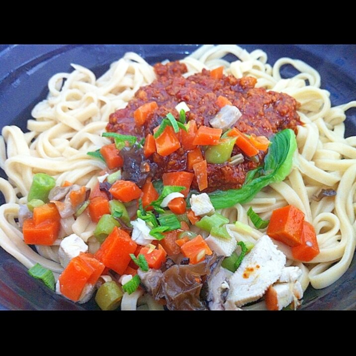 ミートソースうどん レシピ 作り方 By ぴーちゃん3279 楽天レシピ